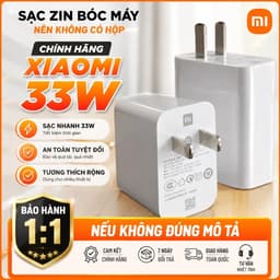 [Bóc Máy] Củ Sạc 33W Xiaomi Zin Bóc Máy Không Hộp, Chính Hãng Bao Đổi Trả Nếu Không Đúng Mô Tả 1