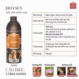 Sữa Tắm Nước Hoa Tesori d’Oriente 500ml Kèm Vòi Chính Hãng 4