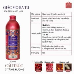 Sữa Tắm Nước Hoa Tesori d’Oriente 500ml Kèm Vòi Chính Hãng 3