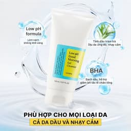 Gel Rửa Mặt Cosrx Good Morning Low PH Cleanser 150ml 5