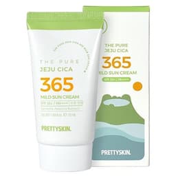 Kem Chống Nắng Rau Má PRETY SKIN Hàn Quốc The Pure Jeju Cica Sun Cream 50ML Dành Cho Da Mụn,Nhạy Cảm 8