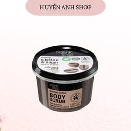 [Chính Hãng] Tẩy Tế Bào Da Chết Mặt, Body Cafe Organic Shop 75ml và 250ml của Nga 1