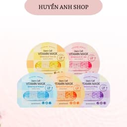 [10 miếng] Mặt nạ Banobagi Stem Cell Vitamin Mask cấp ẩm, nâng cơ, chống lão hoá da hiệu quả 30ml 1