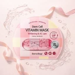 [10 miếng] Mặt nạ Banobagi Stem Cell Vitamin Mask cấp ẩm, nâng cơ, chống lão hoá da hiệu quả 30ml 6