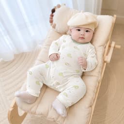 Combo 2-3 Bộ Body Dài Tay AVas Bé Trai  Chất Petit Mềm Mát - Thoáng Khí - An Toàn Cho Làn Da Của Sơ Sinh Size 0-9M 2