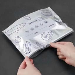 [Bán Chạy] 100 Túi Zip Bạc Nhôm Đựng Thực Phẩm - Size Cơ Bản – Túi Bảo Quản Tủ Lạnh, Cấp Đông Chống Ẩm Tiện Lợi 5