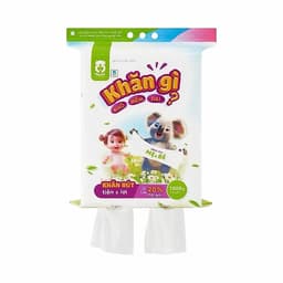 Combo 2 Gói Khăn vải khô Mipbi giá rẻ cho mẹ và bé sơ sinh - 600g, 900g, 800g, 1000g  6