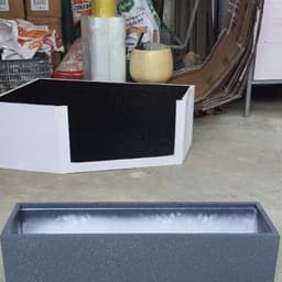 Chậu Nhựa composite  trồng cây chất liệu PVC FOAM siêu nhẹ, chậu trồng cây ban công,sân vườn độ bền cao 5