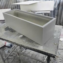 Chậu Nhựa composite  trồng cây chất liệu PVC FOAM siêu nhẹ, chậu trồng cây ban công,sân vườn độ bền cao 6