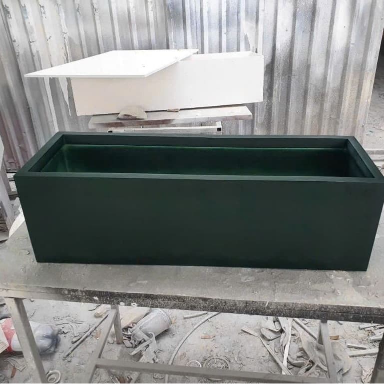 Chậu Nhựa composite  trồng cây chất liệu PVC FOAM siêu nhẹ, chậu trồng cây ban công,sân vườn độ bền cao