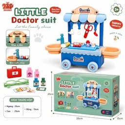 Đồ chơi xe đẩy bác sĩ ,đồ chơi nhập vai cho bé ,có pin nhạc 3