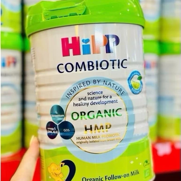 Sữa HiPP Combiotic Organic Số 2 800g Cho Bé Từ 6 Tháng Tuổi Sữa Hữu Cơ Đức GOS HMO