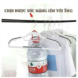 [ ComBo 50 ] Móc treo quần áo VINALUXURY chống trượt xoay 360 đa năng chất liệu nhựa cao cấp 6