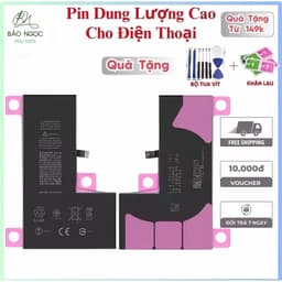 Pin dung lượng cao cho iP 5s/5c/5se/6/6p/6s/6sp/7/7p/8/8p//X/XS/XR/XSM/11/12/13/14/15 Mới Đảm Bảo Chất Lượng 1
