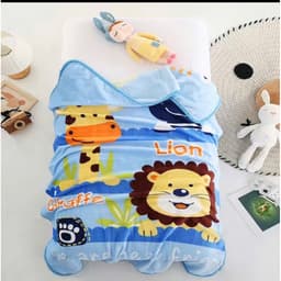 Chăn Tuyết Đắp Cho Bé Họa Tiết Hoạt Hình Dễ Thương Hello Kitty Doraemon Nhiều Mẫu Mềm Mịn 5
