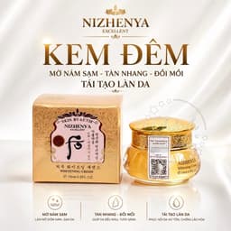 (Loại 1) Bộ Kem NIZHENYA Cao Cấp Sạch Nám, Tàn Nhang, Giảm Mụn, Trắng Da, Chống Lão Hóa 15g 4