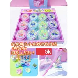 Slime 24 lọ  chất nhờn ma quái có nhũ trong suốt 1