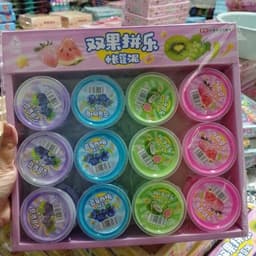 Slime 24 lọ  chất nhờn ma quái có nhũ trong suốt 6
