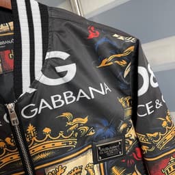 Áo Khoác Bomber Nam 2 Lớp Họa Tiết Hoàng Gia 3D Cao Cấp Dày Dặn, Form Sang Trọng Cá Tính 6
