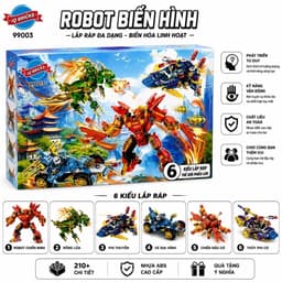 Bộ đồ chơi lắp ráp ninja go 252 chi tiết , xếp hình cho bé trai , phát triển tư duy 2