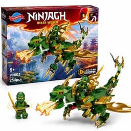 Bộ đồ chơi lắp ráp ninja go 252 chi tiết , xếp hình cho bé trai , phát triển tư duy 4