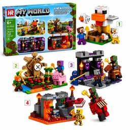 Đồ chơi lắp ráp minecraft my word 210 chi tiết , đồ chơi lắp ráp cho bé 1
