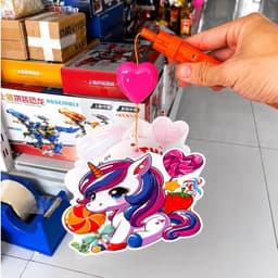 Lồng đèn trung thu 2 mảnh có đèn nhạc cho bé 20cm 1