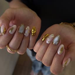 ✨ KT Seojun-YI Chrome Gel – Hiệu ứng gương vàng sang trọng ✨ 4
