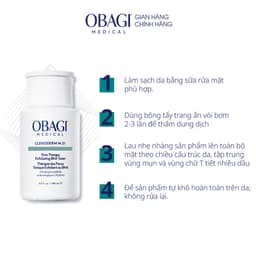 BHA Obagi Clenziderm M.D. Exfoliating BHA 2% Nước hoa hồng Cân bằng Toner tẩy tế bào chết, làm sạch mụn - 148ml 5