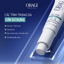 Obagi Retinol 0.5 1.0 Kem Dưỡng Làm Mờ Nếp Nhăn Và Làm Đều Màu Da Chống Lão Hoá Mờ Thâm Sạm Nám - 28g 7