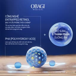 Obagi Medical Retinol + PHA Kem Dưỡng Đêm Làm Mới Và Duy Trì Độ Tươi Trẻ Tái Tạo Bảo Vệ Làn Da Ban Đêm - 50ml 8