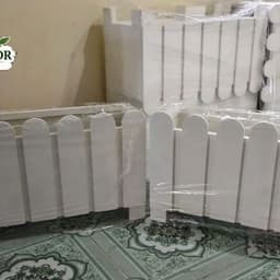 chậu trồng cây hàng rào chất liệu nhựa PVC FOAM siêu nhẹ siêu bền chậu trồng cây ban công 6