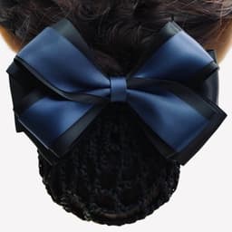 Kẹp tóc lưới búi tóc Dubochic 10cm thời trang công sở thanh lịch 2