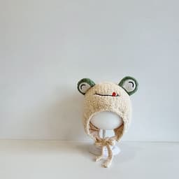 Mũ Len bông Dễ Thương Cho Bé Sơ Sinh 6-24 THÁNG TUỔI, Đáng Yêu siêu dễ thương. 6