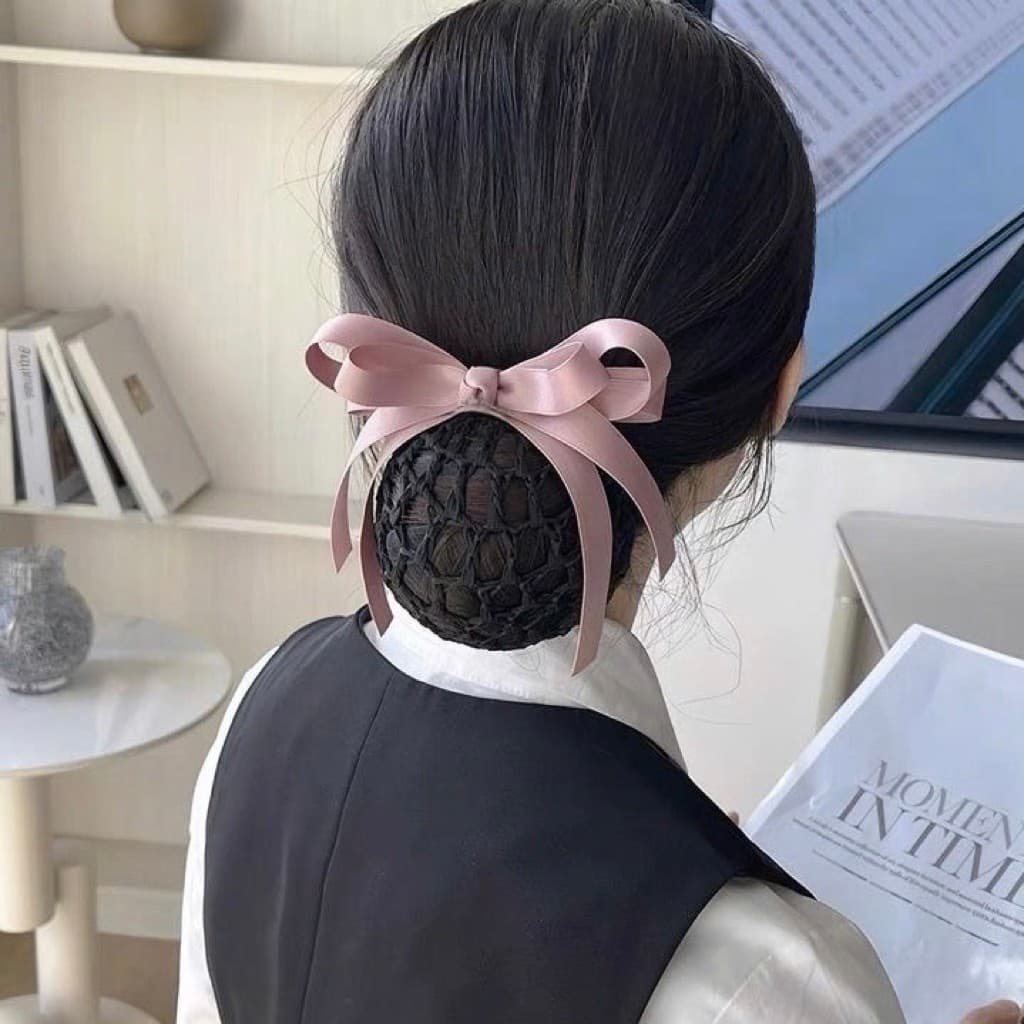 Kẹp tóc búi lưới công sở Dubochic 10cm thời trang công sở đơn giản thanh lịch