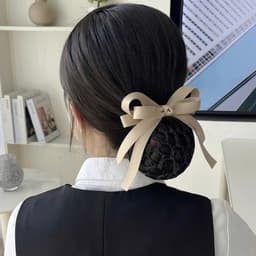 Kẹp tóc búi lưới công sở Dubochic 10cm thời trang công sở đơn giản thanh lịch 5