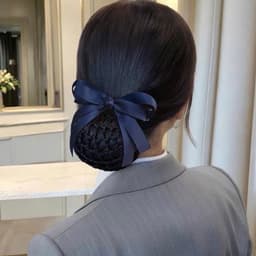 Kẹp tóc búi lưới công sở Dubochic 10cm thời trang công sở đơn giản thanh lịch 6