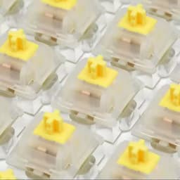 Switch cơ Linear 50g Gateron Milky Yellow Pro 5 chân cho bàn phím cơ - Yellow Milky Pro 5