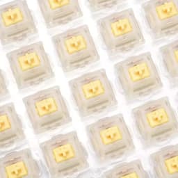 Switch cơ Linear 50g Gateron Milky Yellow Pro 5 chân cho bàn phím cơ - Yellow Milky Pro 4