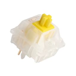 Switch cơ Linear 50g Gateron Milky Yellow Pro 5 chân cho bàn phím cơ - Yellow Milky Pro 3