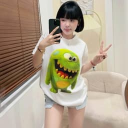 | 𝐂𝐨𝐭𝐭𝐨𝐧 𝟐𝟖𝟎𝐠𝐬𝐦 | ÁO THUN MONSTER V5 IN SẮC NÉT VẢI COTTON 2