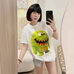 | 𝐂𝐨𝐭𝐭𝐨𝐧 𝟐𝟖𝟎𝐠𝐬𝐦 | ÁO THUN MONSTER V5 IN SẮC NÉT VẢI COTTON 1