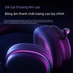 Tai nghe chụp tai Gaming AULA G7 Không Dây Bluetooth 3 Mode - Headphone chơi game FPS độ trễ thấp có mic đàm thoại 4