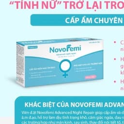 [Che tên] Viên đặt phụ khoa giảm ngứa, khử mùi, dưỡng ẩm Novofemi - Hộp 14 viên 6