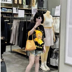 | 𝐂𝐨𝐭𝐭𝐨𝐧 𝟐𝟖𝟎𝐠𝐬𝐦 | ÁO THUN TWINKLE VẢI COTTON FOM RỘNG 3