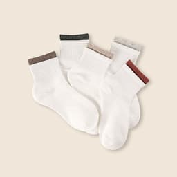 [COMBO 6] Tất Vớ Nam Nữ Cổ Cao SOCKSWORLD Màu BaSic Êm Ái Dày Dặn Thoáng Khí Mịn Mát Bền Màu VSF4001 6