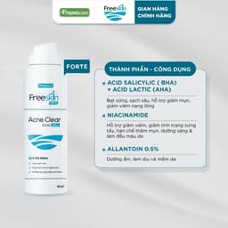 Combo Xịt mụn 80ml & Gel tắm ngừa mụn lưng, viêm nang lông 250g & Xịt mờ thâm 80ml Novocare - Freeskin 2