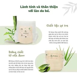 Tã bỉm quần dán BB NATURE HÀN QUỐC mềm mại, mỏng nhẹ, an toàn đủ size cho bé NB - 24KG 3