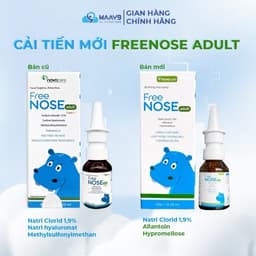 Xịt mũi Novocare Freenose nước muối ưu trương giảm ngạt mũi, chảy nước mũi 20ml 2