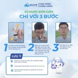 Xịt mũi Novocare Freenose nước muối ưu trương giảm ngạt mũi, chảy nước mũi 20ml 6